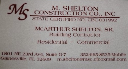 M. Shelton Construction Co. Inc